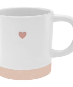 GRUSS & CO Liebe gravierte Tasse, Steinzeug 40 cl, mehrfarbig, perfektes Geschenk | 48430