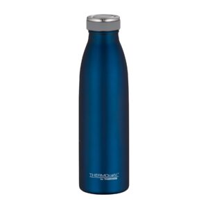 THERMOcafé by THERMOS TC BOTTLE Sapphire Blue Mat 500ml Isolierflasche Edelstahl Kohlensäurefest 12h Wärme 24h Kälte Sch