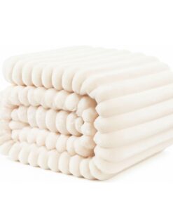 Kuscheldecke Mama - Warme Flausige Bettüberwurf Decke und Sofadecke (Beige, 200x230cm) Kuscheldecke Frauen - Warme Fla