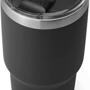 YETI Rambler Edelstahl Becher - Black, 30 oz (887 ml) - Beliebte Thermobecher für Outdoor Aktivitäten mit stabilen Mater