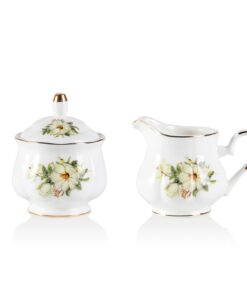 Sweejar Home Royal Keramik Zuckerkännchen für Hausgebrauch | Sweejar Home Royal Keramik Milchkännchen-Set ideal für Koc
