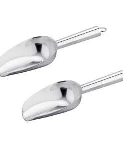 Edelstahl 2PCS Eisschaufel Praktischer Löffel für Küche und Garten