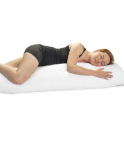 Sleelping Body Pillow seitenschläferkissen 100 % Softer Mikrofaser, 40 x 200 cm, schlafwärmeintegrated, ideal für schlec