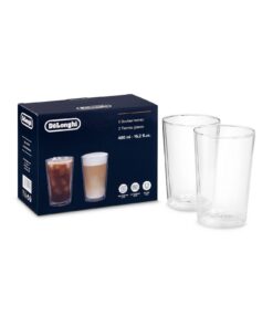 De'Longhi 2 doppelwandige Thermogläser 480 ml Spülmaschinenfest