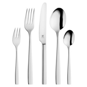 ZWILLING Roseland Besteck Set, 60-teilig, 18/10 Edelstahl, Für 12 Personen, Silberpoliert, Hochwertiger Klingenstahl [pl