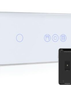 **BSEED Smart Rolladenschalter mit Alexa | WiFi Touch Schalter für Wohnzimmerszenen | Easy Steuern per Smart Life/Tuya*