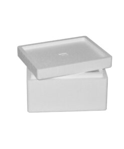 Thermobox für Essen und Getränke mit Styroporisolierung | Isolierbox aus Styropor zur Kühlung von Lebensmitteln | Volum
