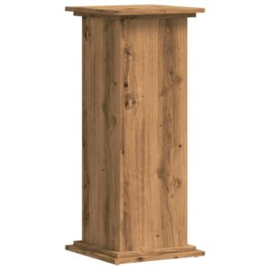 vidaXL Pflanzenständer, hohle Konstruktion, Dekosäule für Blumen, ideal für Wohnzimmer, robustes Edelholz, vielseitig ei