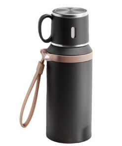 Thermobecher 600ml Edelstahl 316 - Vakuumisolierter Reisebecher | BPA-frei | Tragbare Getränkeflasche