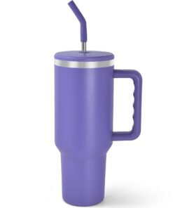 AGH Life Doppelwandiger Vakuum Edelstahl Becher 40oz 1200ml für unterwegs und Büro - Kaffee und Tee haltlich heiß oder k