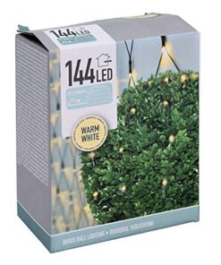 Spetebo LED Lichterkette für Buchsbaum-Kugel - 144 LED - 1.20m - Weihnachtliche Buchskugel Deko