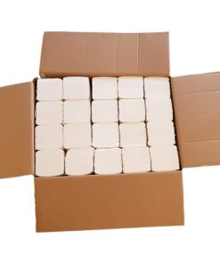 PREMIUM weiße Falthandtücher, 2-lagig, soft, |000 Blätter, für Haus und Garten