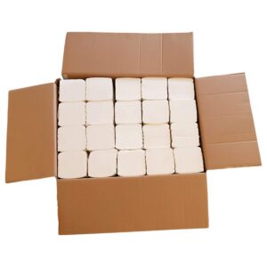 PREMIUM weiße Falthandtücher, 2-lagig, soft, |000 Blätter, für Haus und Garten
