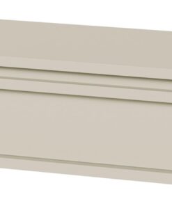 Selsey Nachttisch Beistellschrank 50 cm Schublade Graubeige