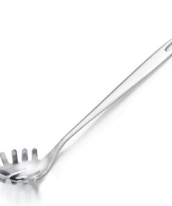 Kerafactum Pasta Heber für Spaghetti Makkaroni Tagiatelle | Hochglänzend | Edelstahl 30 cm | Nudellöffel