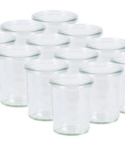 Weck Gläser 28er Set 160 ml inkl. 28 Frischhaltedeckel & Glasdeckel Einmachgläser Sturzgläser