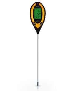X4-LIFE 4in1 Bodenmessgerät für pH-Wert, Feuchtigkeit, Licht und Temperatur - Idealer Patriarch für Zimmerpflanzen und G