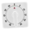 Küchentimer Minutentimer Edelstahl Wiederverwendbar Für Kochen Und Backen | Mechanischer Backofen-Timer Edelstahl Küche