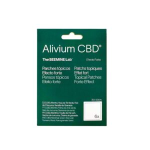 Alivium CBD Pflaster - natürliches Wohlbefinden und Komfort für Muskeln und Gelenke - topische Pflaster mit CBD, Menthol