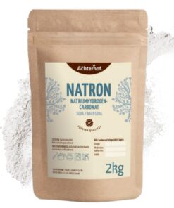 Natron 2 kg | das Multitalent im Haushalt - Natriumhydrogencarbonat | umweltfreundliche Alternative zum Putzen | zum Bac
