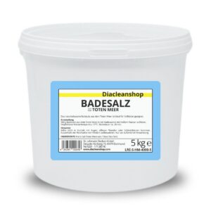 Diacleanshop Badesalz - Rein Totes Meer Salz für Haut & Körper - Heilerlebnis in jeder Spülung - Natürliche Hautpflege -