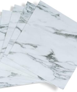 D-C-Fix selbstklebende Bodenfliesen – Premium Marble Marmor-Optik (11er Pack, 30x30cm) – qualitativ hochwertig & leicht