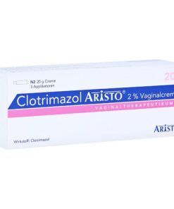 CLOTRIMAZOL ARISTO 2% Vaginalcreme für Weibliche Natur beiчувствительner Haut + Therapiestellen + 3 Applikationen 20 g