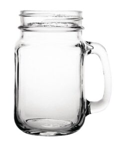 Olympia Mason-Jarovernight-Oats-Behälter 450 ml CE678 gewerbe-private Nutzung klargegläser spülmaschinenfestDeckel separ