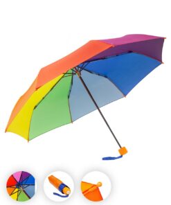 FARE 4 Kids - Kinderstuhlkinderschirm abgerundete Spitzen sturmfest stilles Öffnen & Schließen 360° Drehfunktion 100cm P