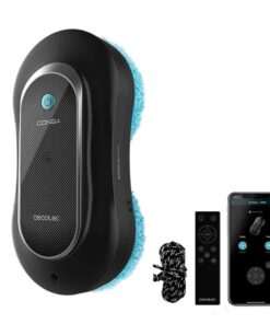 Cecotec Robot Fensterreiniger Conga Windroid 1090 - Sprüht, reinigt und trocknet, Doppelspray, Fernbedienung, 8 Modi, Ak