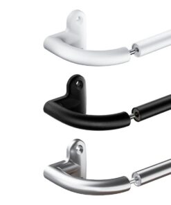 ONPIRA® Ausziehbare Gardinenstange für Verdunkelungsvorhänge Raumabdunkelung 70-120cm Nickel
