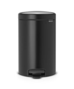 Brabantia Treteimer 12 Liter Matt Schwarz Cradle to Cradle Certified