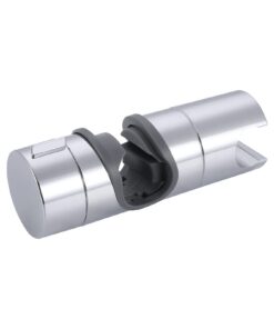 KES Duschkopfhalterung PB4-CH Universal Verstellbar für Handbrause Brausehalter 18-25mm Duschstangenhalterung Poliert Ch