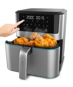 Cecotec Luftfritteuse Cecofry Supreme 8000 - 8 Liter, 1800 W, 30 °C bis 200 °C Temperatur, 10 voreingestellte Modi, Vorh