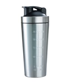 Edelstahl Protein Shaker - Spezialschale für Fitnessliebhaber - Leicht zu tragen - 500/739ML - Metall Protein Mixbecher