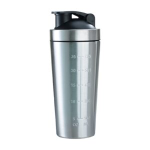 Edelstahl Protein Shaker - Spezialschale für Fitnessliebhaber - Leicht zu tragen - 500/739ML - Metall Protein Mixbecher