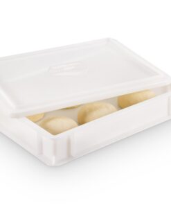 Hefekiste/Gärbox für Pizzaballen | Platz für 6 Pizzaballen pro Kiste | Pizzaballenbox für Pizza Box oder Teigarten (1x G