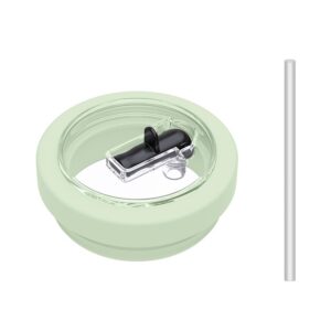 HanQZen Abnehmbarer Deckel Kompatibel Mit Stanley Cup Leakproof Wiederverwendbar Mit Straw Accessories HanQZen Abnehmbar