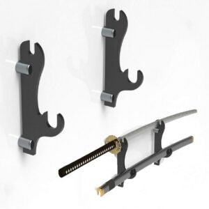 WANLIAN Katana Halterung, AcrylMade, Passend Für Katanas Schwertständer, Ideal Für Sammler Und Katanafan, Wandhalterung
