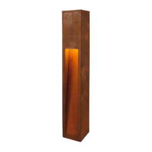 SLV RUSTY® Rostige Stehleuchte LED Outdoor Beleuchtung E27 Rost-Design Eingänge Wege Gartenscheinwerfer IP44