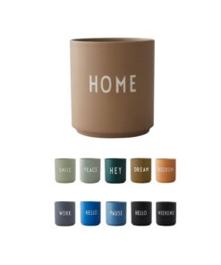 Design Letters Porzellan Kaffeebecher | Personalisierte Geschenke mit Spruch | 250 ml Teetasse