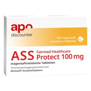 Apodis Counter ASS Protect 100 mg - Magensaftresistente Tabletten für Männer