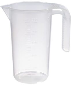 APS Messbecher 0,25 Liter, ideal für Laboratorien und Küchen, prägnante Maßskalierung, maschinenreinigungsfähig, 7cmØ x