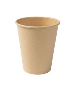 BIOZOYG Einwegbecher 250ml braun - nachhaltig - plastikfrei für KaffeeDrinken