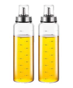 MHTECH Ölflasche EDV Staub- und Auslaufsicher Für Köche und Grillmeister (2 x 500ml)
