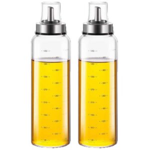 MHTECH Ölflasche EDV Staub- und Auslaufsicher Für Köche und Grillmeister (2 x 500ml)