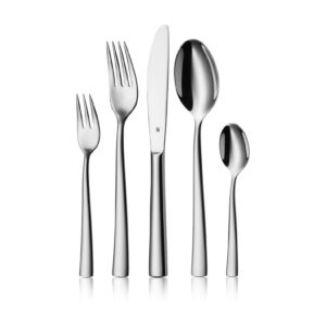 WMF Philadelphia Besteck Set für 12 Personen, 60 Stück, Monobloc-Messer, glänzender Cromargan Edelstahl, spülmaschinenge