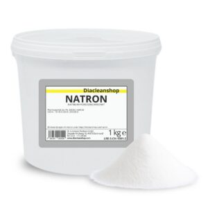 Natron Pulver 1kg - E500ii Backpulver - Pharmaqualität - Für Haushalt, Bad & Küche - Reinigungseinwandfrei