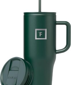Isoliert Trinkbecher Kühlt 11 Stunden - Vakuum Doppelwandig Edelstahl Thermosflasche - 950ml - Kaffeebecher BPA-frei