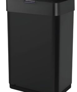Five Stars® Müllsensorschlachtbare Mülleimer - 2x30 Liter - Küchenverwendung - Schwarz